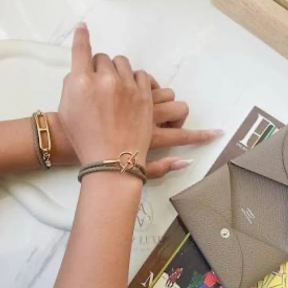 Hermes braided double